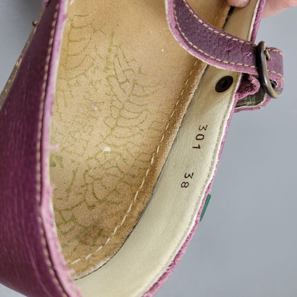 El Naturalista Leather Maryjane Flats - Picture 5 of 7